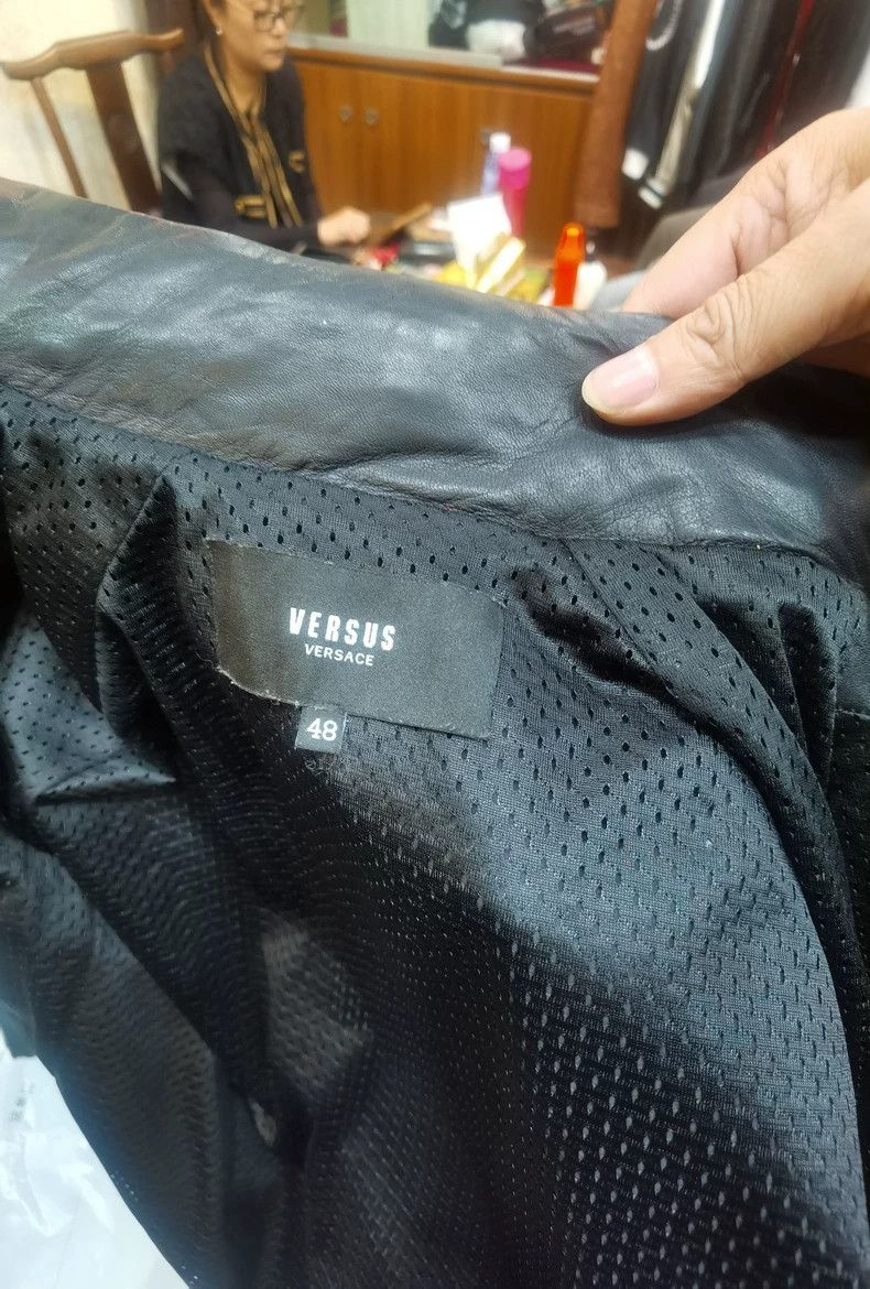 Versace Versace Sheepskin cropped men's jacket Size US M / EU 48-50 / 2 - 3 Thumbnail