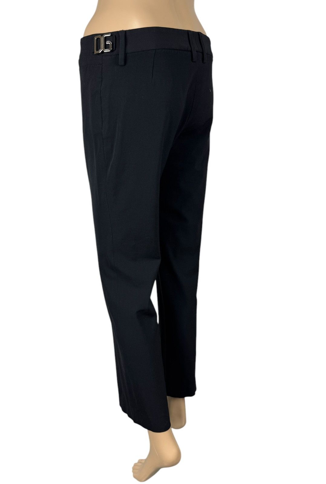 Dolce & Gabbana Dolce & Gabbana Dress Pants Wool-Viscose Metal Logos size 42 Size 28" / US 6 / IT 42 - 3 Thumbnail