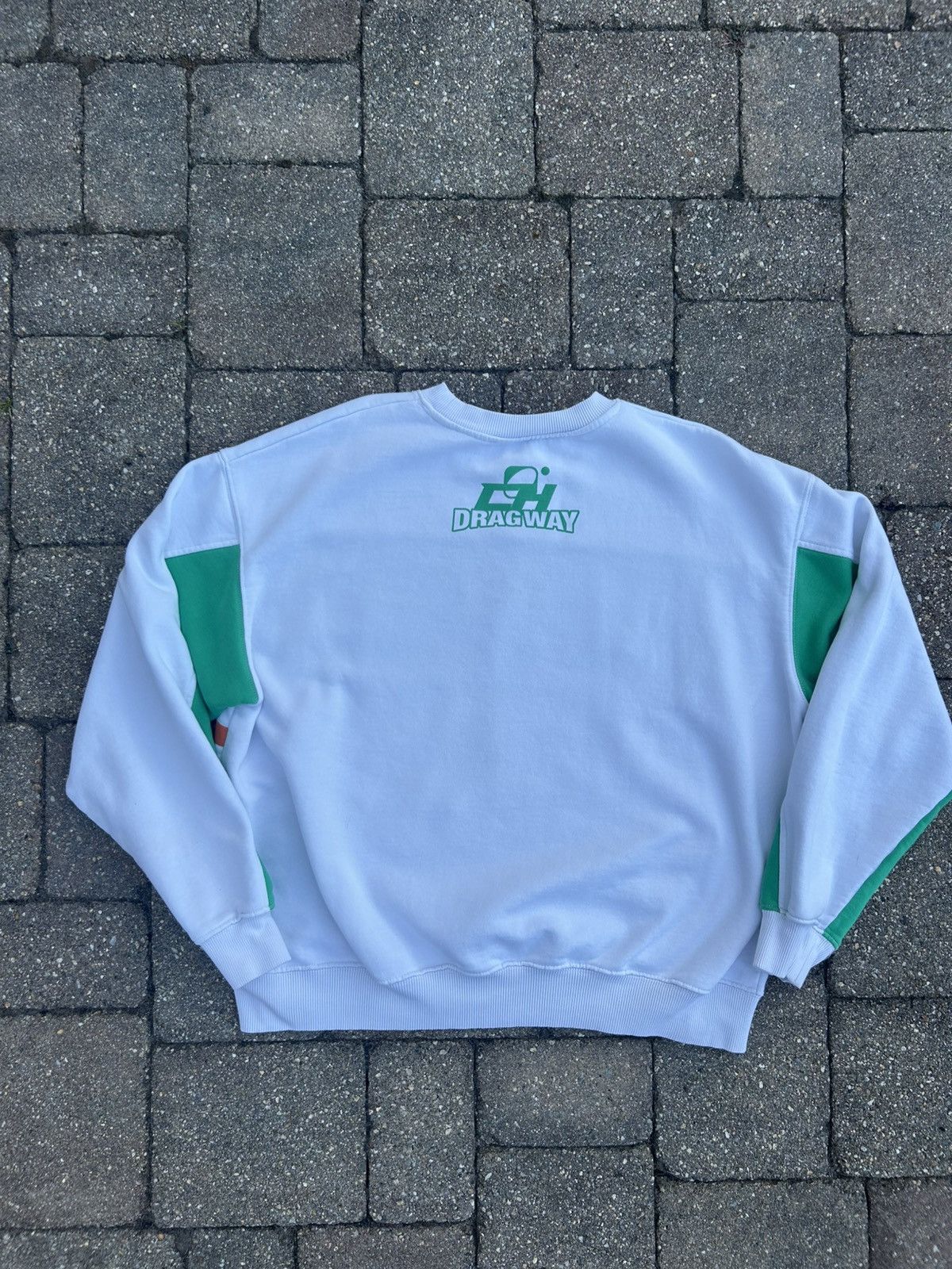 Zara ZARA Mens Y2K Dragway crew neck sweatshirt Size US XL / EU 56 / 4 - 5 Thumbnail