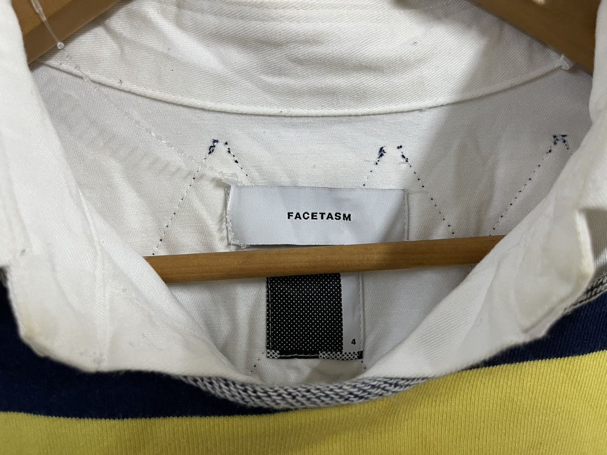 Facetasm Paneled Rugby Shirt Reconstructed XL