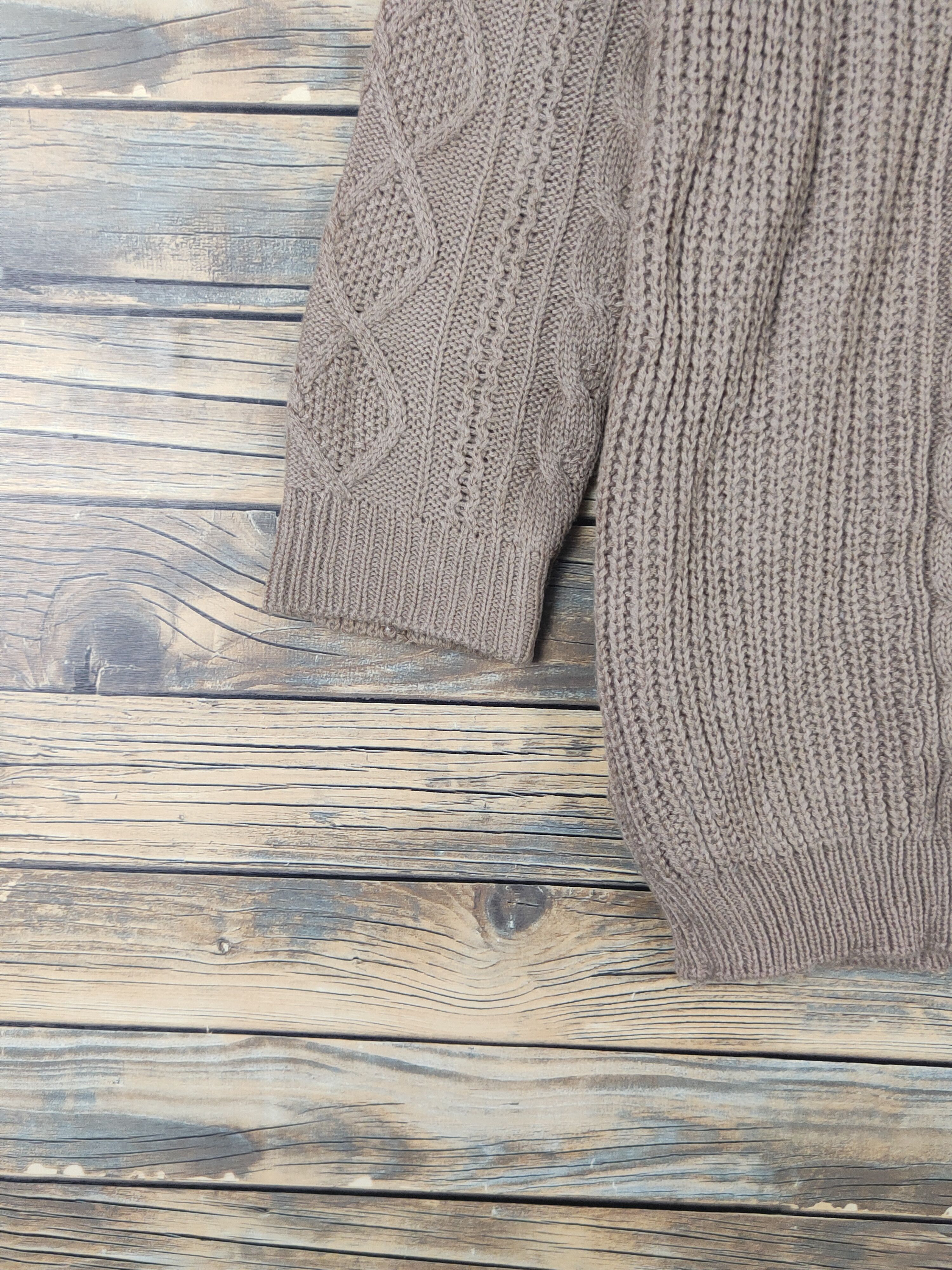 Aran Isles Knitwear × Japanese Brand × Vintage Cecil McBee Brown Knitwear Sweatshirts #W1280 Size M / US 6-8 / IT 42-44 - 4 Thumbnail
