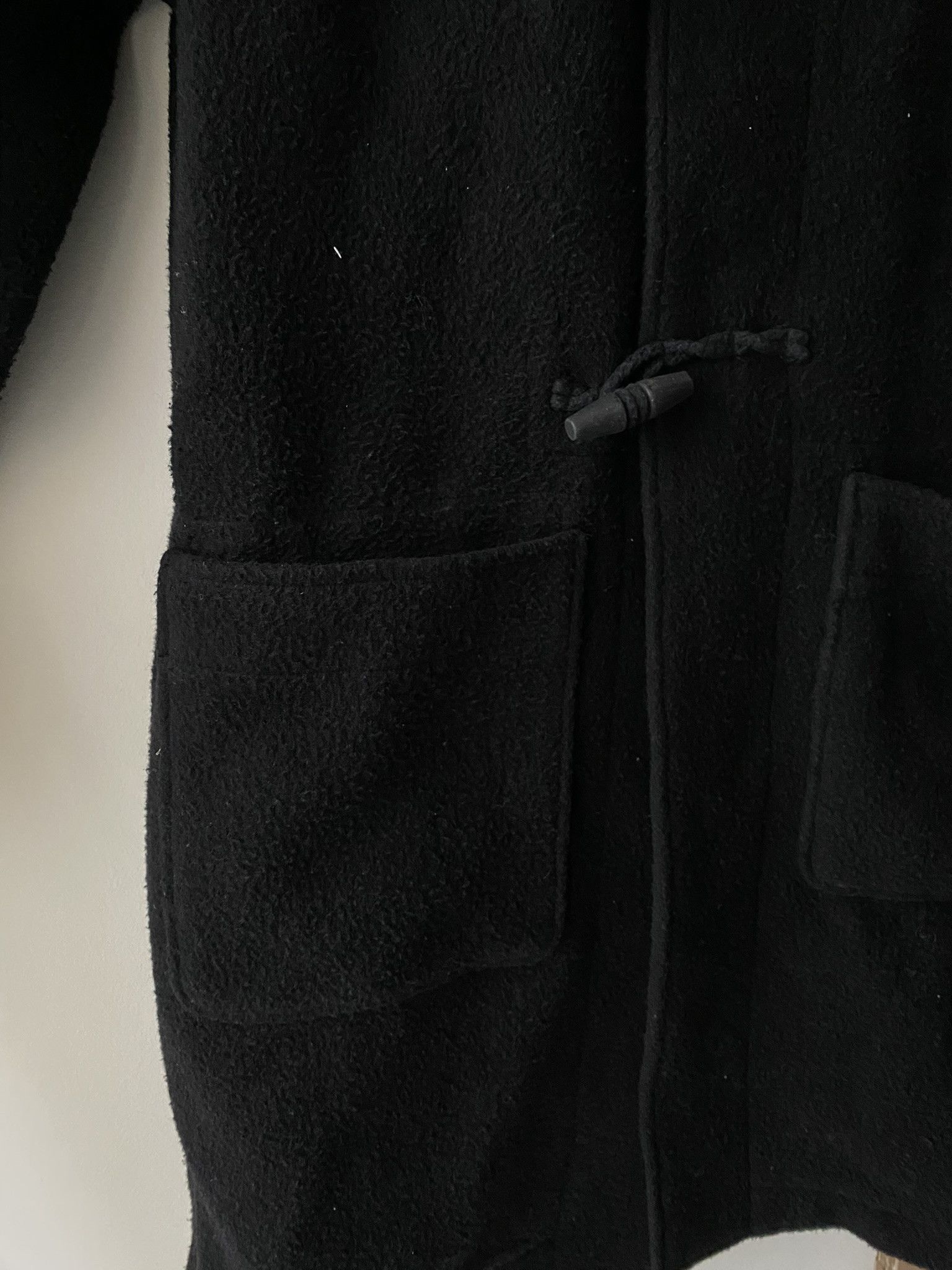Our Legacy $875 - 50/L - Brushed Wool Coat - Black Size US L / EU 52-54 / 3 - 9 Thumbnail