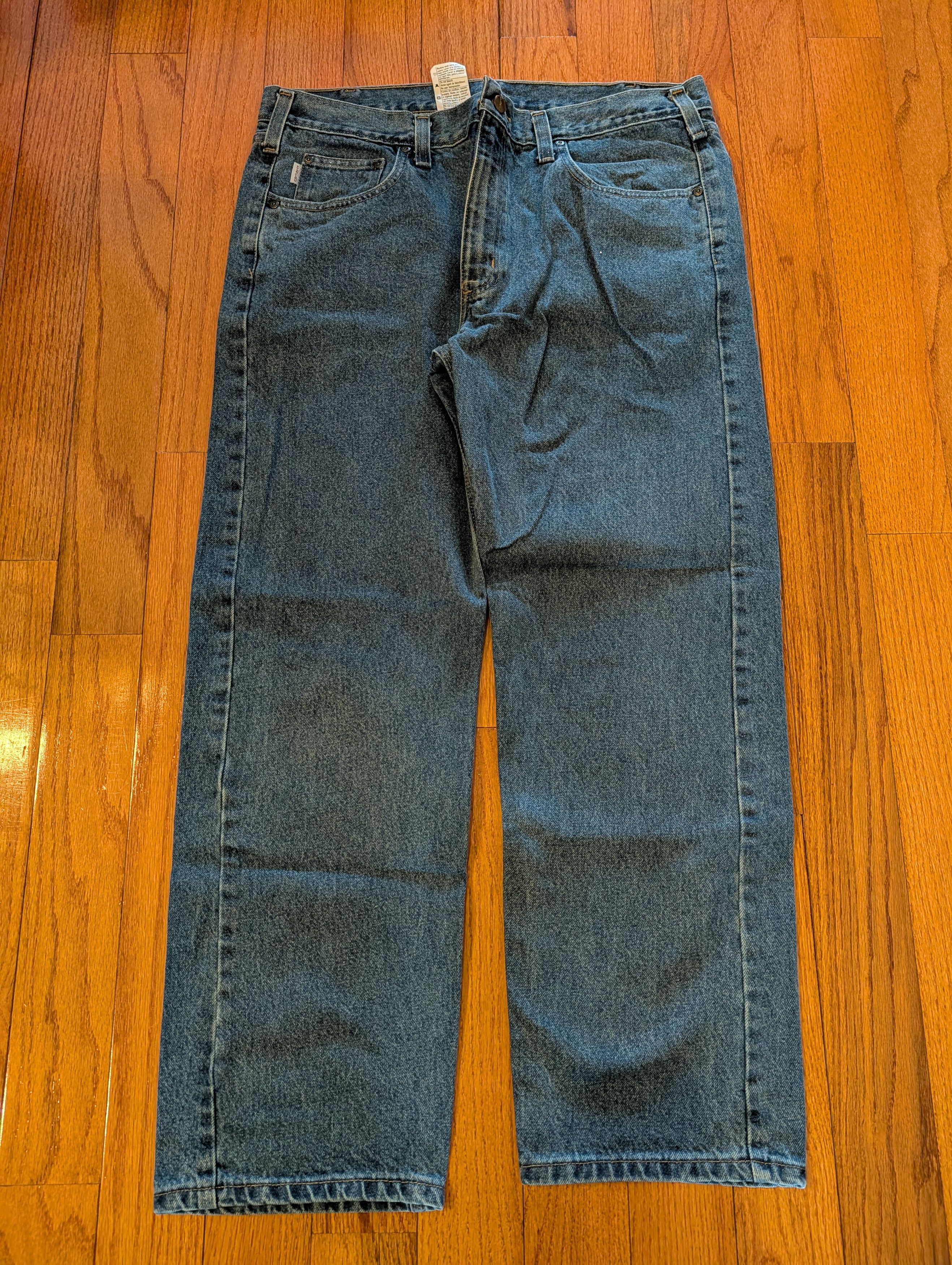 Carhartt VTG Carhartt Heavyweight Workwear Traditional Jeans 38x30 Size US 38 / EU 54 - 4 Thumbnail