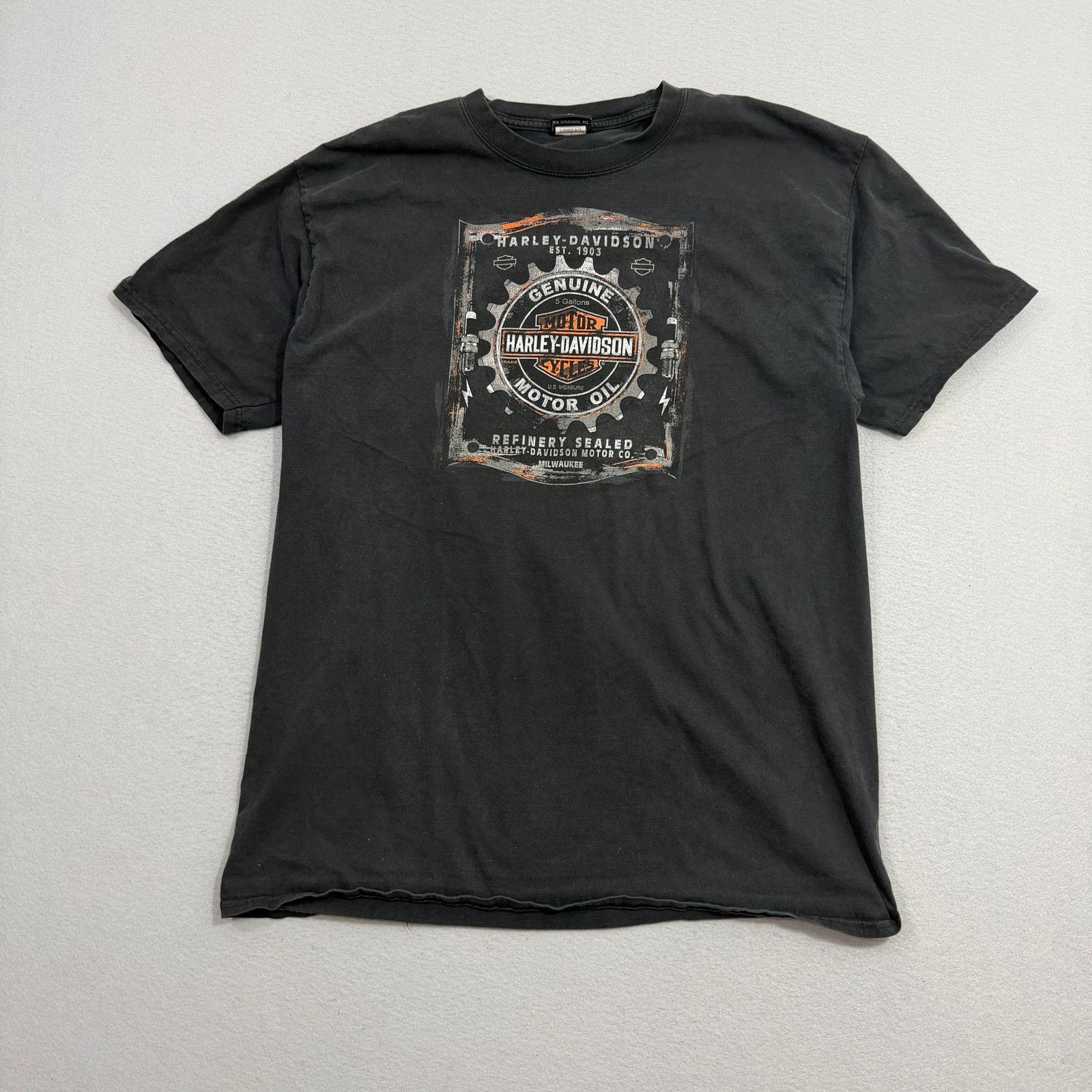 Harley Davidson Vintage Harley Davidson Shirt Men's XL Tall Black 2007 Size US XL / EU 56 / 4 - 2 Thumbnail