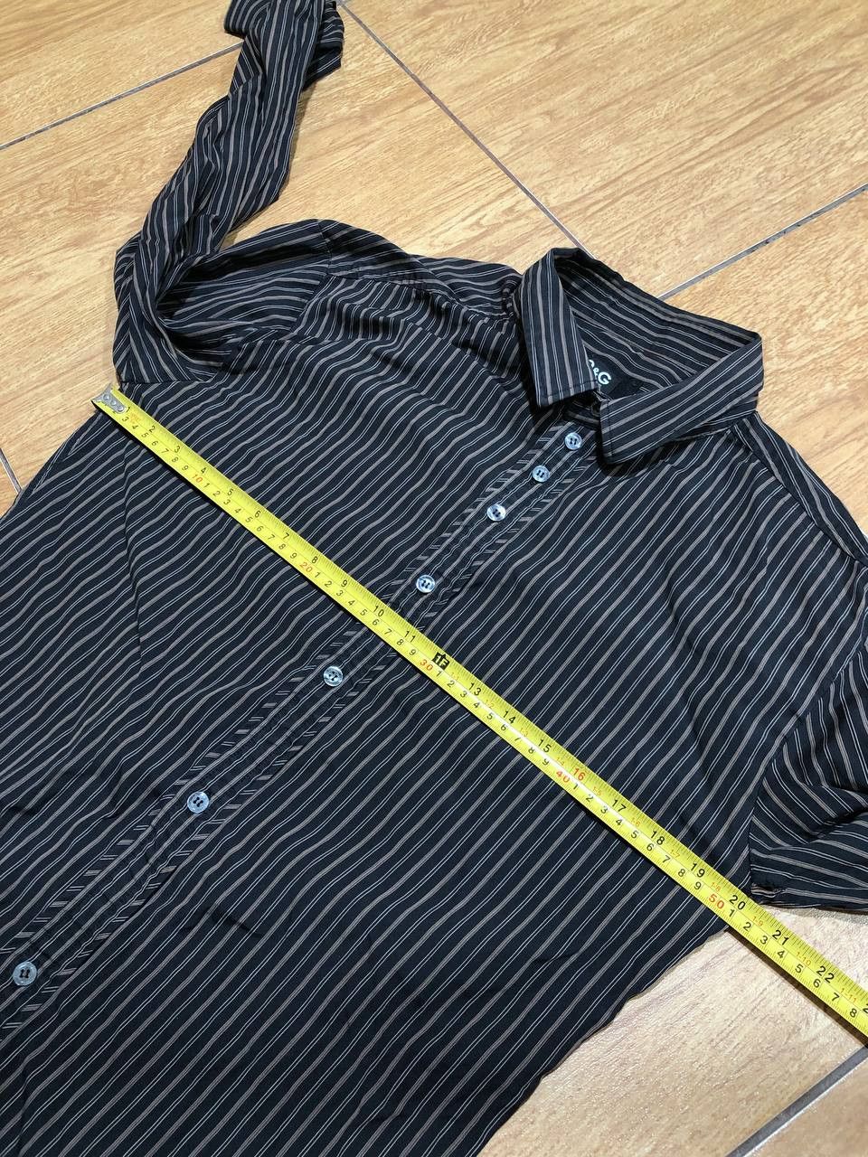 Dolce & Gabbana DOLCE GABBANA Stripe Fit Stretch Long Sleeve Button Up Size US M / EU 48-50 / 2 - 9 Thumbnail