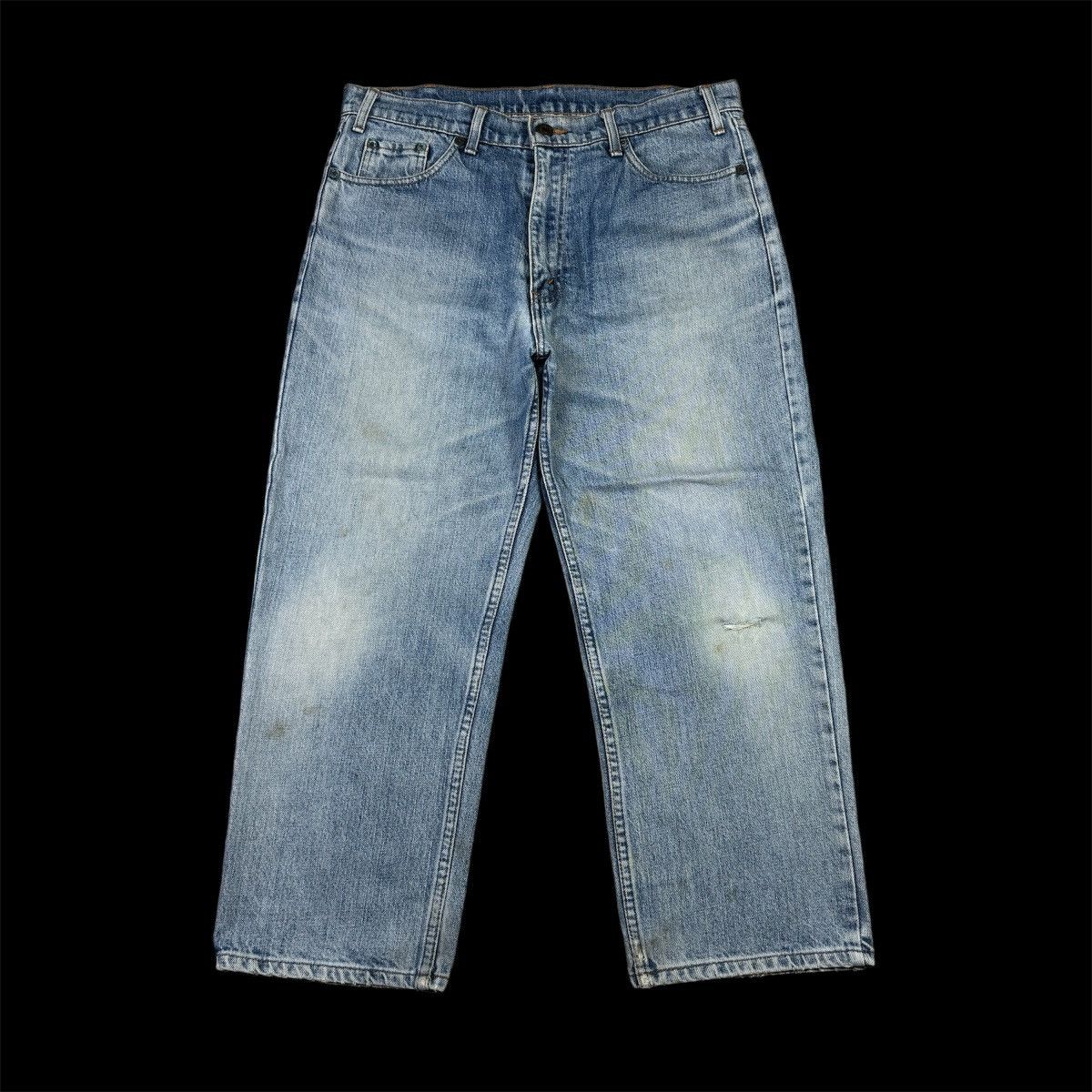 If Six Was Nine × Levi's × Vintage 💥Vintage 90s Levis 503 Distressed Light Blue Jean Size US 34 / EU 50 - 1 Thumbnail