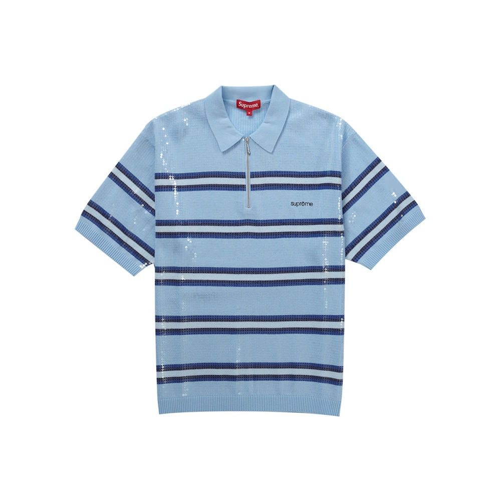 Supreme Striped Polo | Grailed
