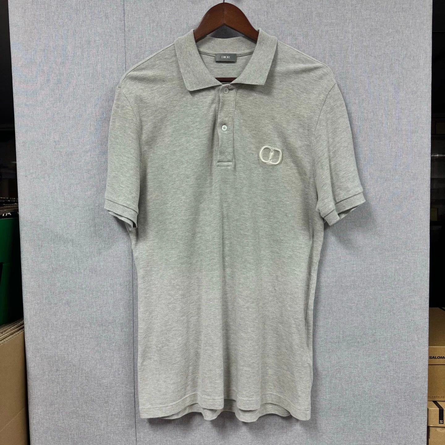 Dior Dior men's new gray embroidered CD logo jacket XL Size US XL / EU 56 / 4 - 1 Thumbnail
