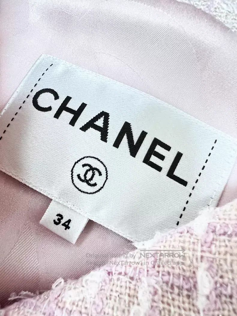 Chanel Chanel White tweed lapel short-sleeved coat Size XXS / US 00 / IT 34 - 5 Thumbnail