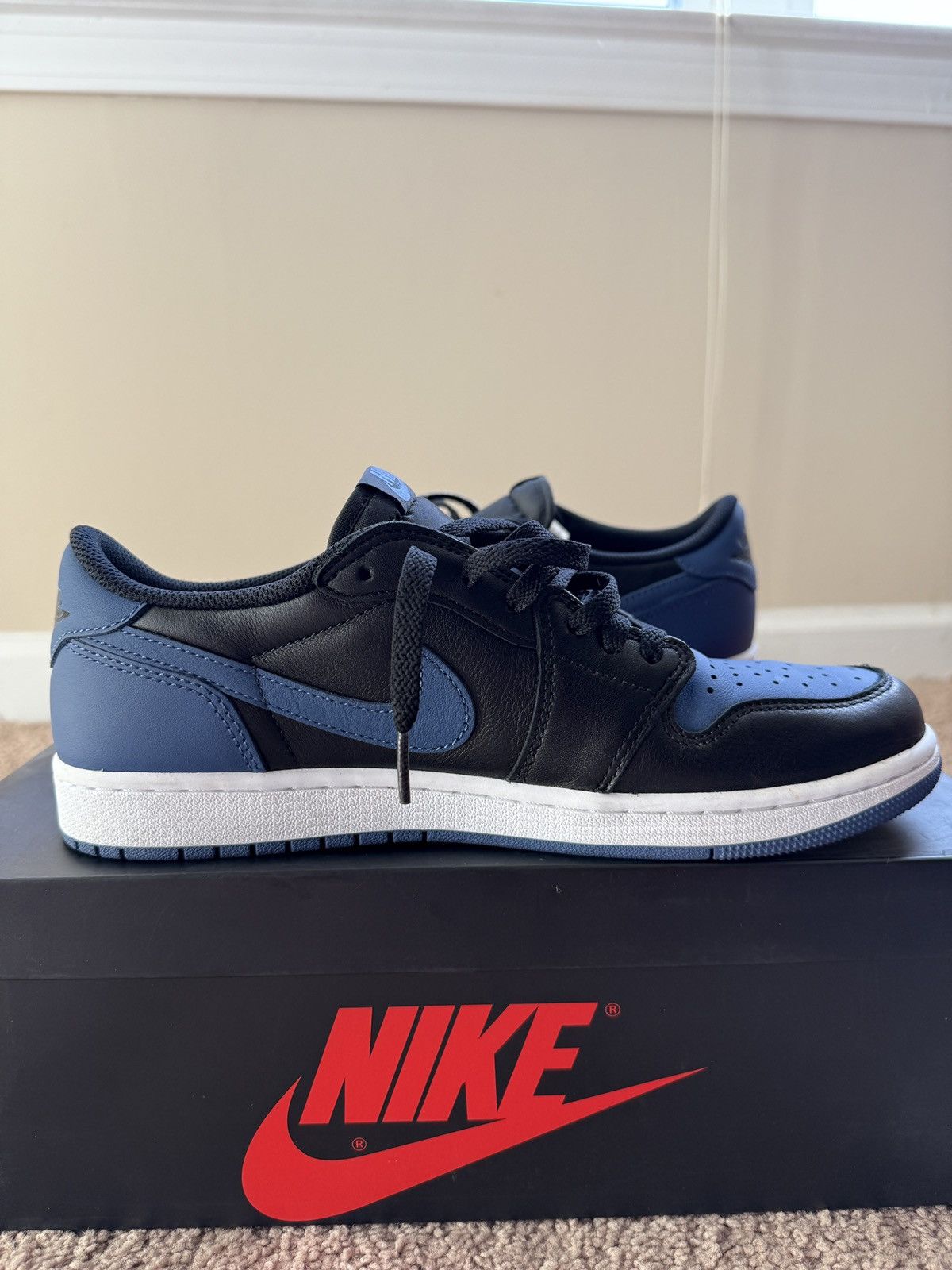 Jordan Brand Jordan 1 Low “Mystic Blue” Size US 10 / EU 43 - 7 Thumbnail