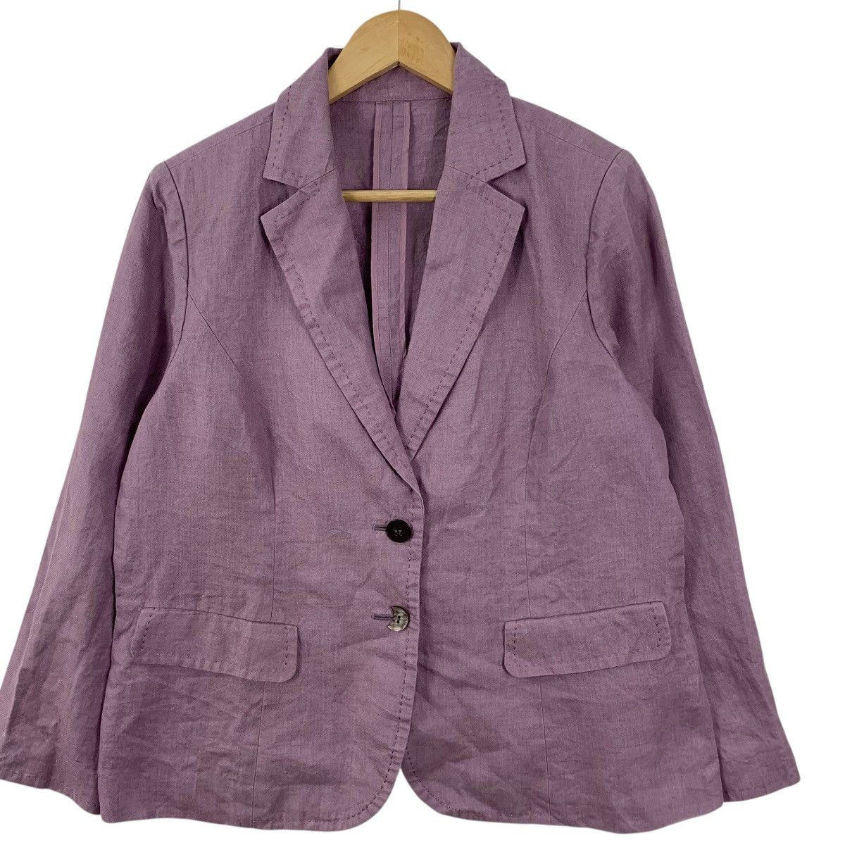Ermenegildo Zegna Vintage ERMENEGILDO ZEGNA x LEILIAN Collection Blazer Coat Size M / US 6-8 / IT 42-44 - 5 Thumbnail