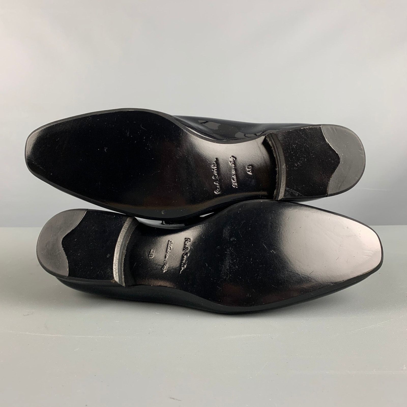 Paul Smith PAUL SMITH Black Mixed Materials Suede Tuxedo Lace Up Shoes Size US 7 / EU 40 - 6 Thumbnail