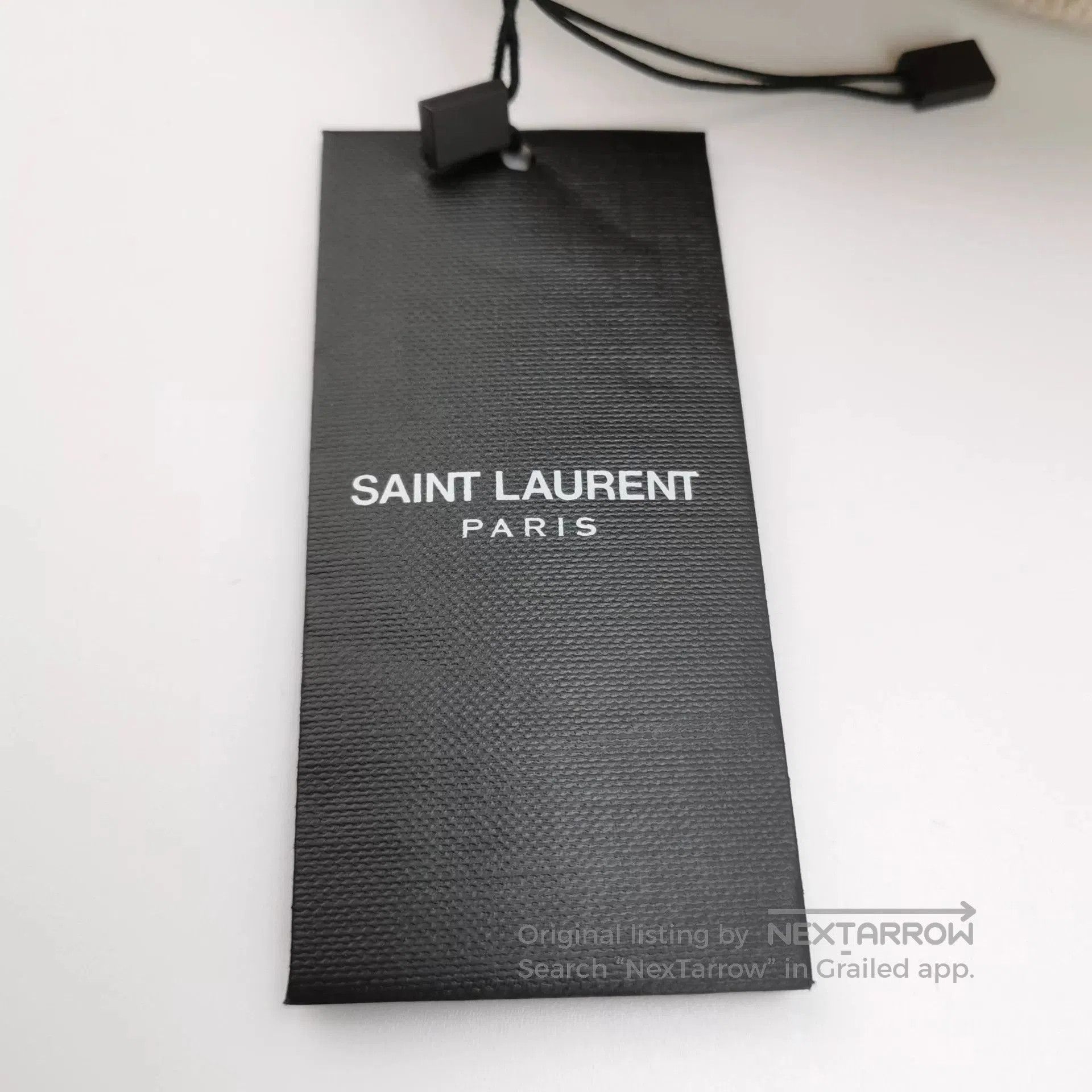 Saint Laurent Paris Saint Laurent Beige Ribbed Crew Neck Sweater. Size US L / EU 52-54 / 3 - 4 Thumbnail