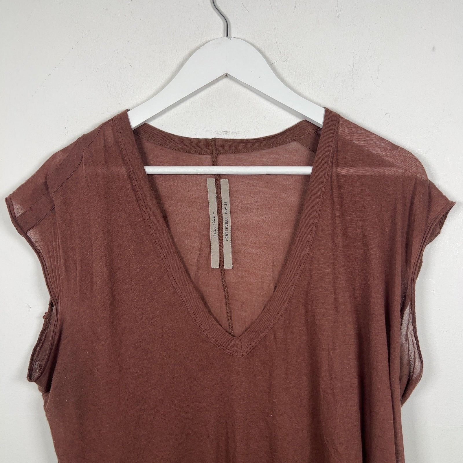 Rick Owens Drkshdw Rick Owens DRKSHDW Panelled Sleeveless T-Shirt Size US L / EU 52-54 / 3 - 2 Thumbnail