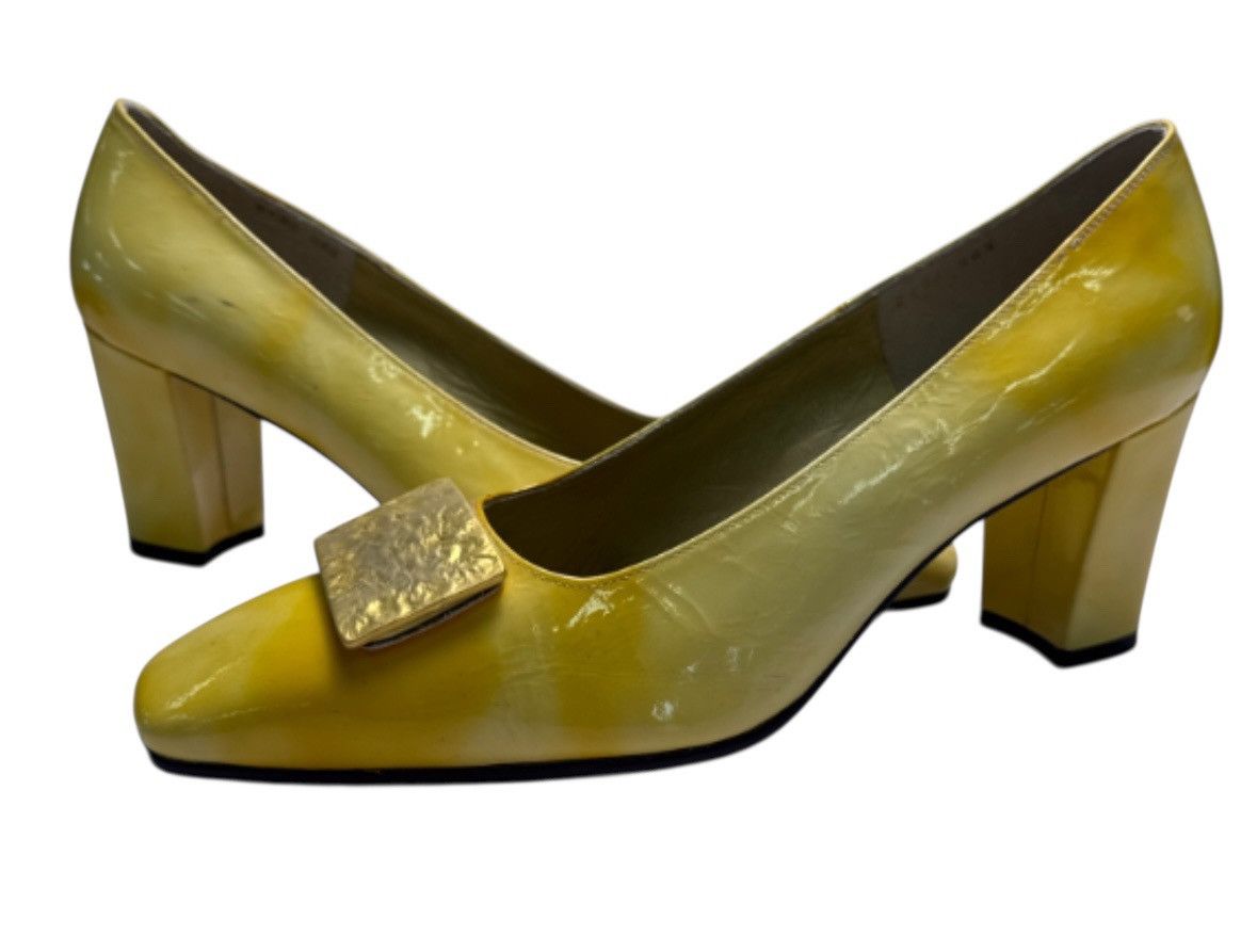 Balenciaga Balenciaga Yellow Heels Size US 6.5 / IT 36.5 - 4 Thumbnail