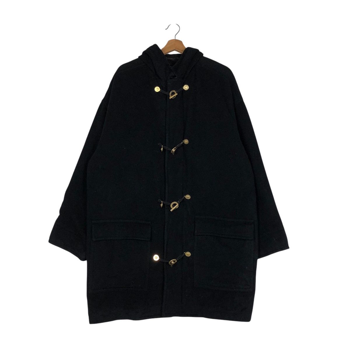 Versace Jeans Couture Vintage Heavy Wool Jacket Black Versace Jeans Couture Italy Size US M / EU 48-50 / 2 - 2 Thumbnail
