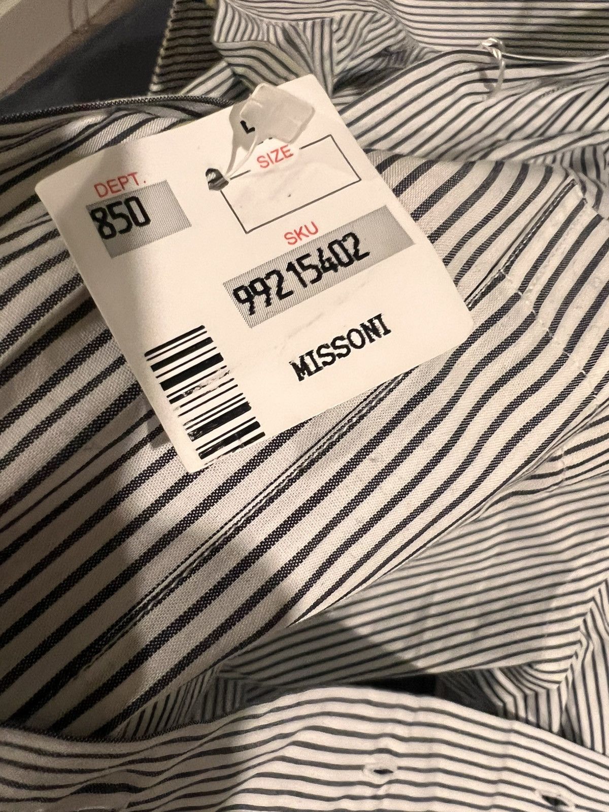 Missoni Missoni new with tags , designer cotto shirt Size US XL / EU 56 / 4 - 7 Thumbnail
