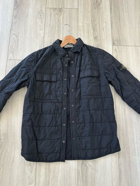 Stone Island Stone Island Garment Dyed Padded Overshirt Black Size US L / EU 52-54 / 3 - 2 Thumbnail