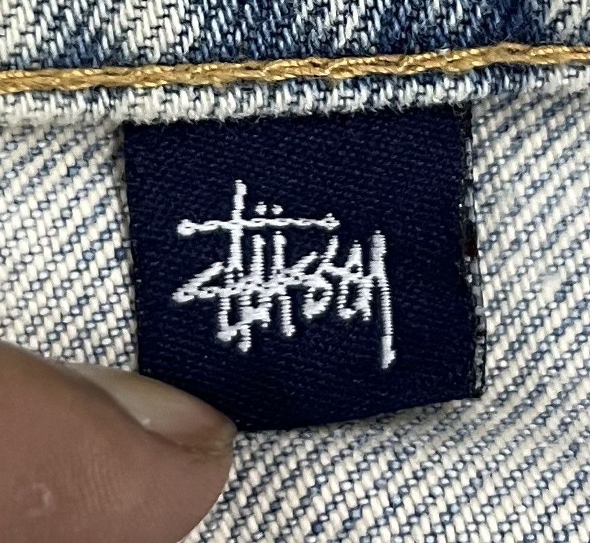 Stussy VINTAGE STUSSY MADE IN USA DENIM PANTS Size US 33 - 18 Thumbnail