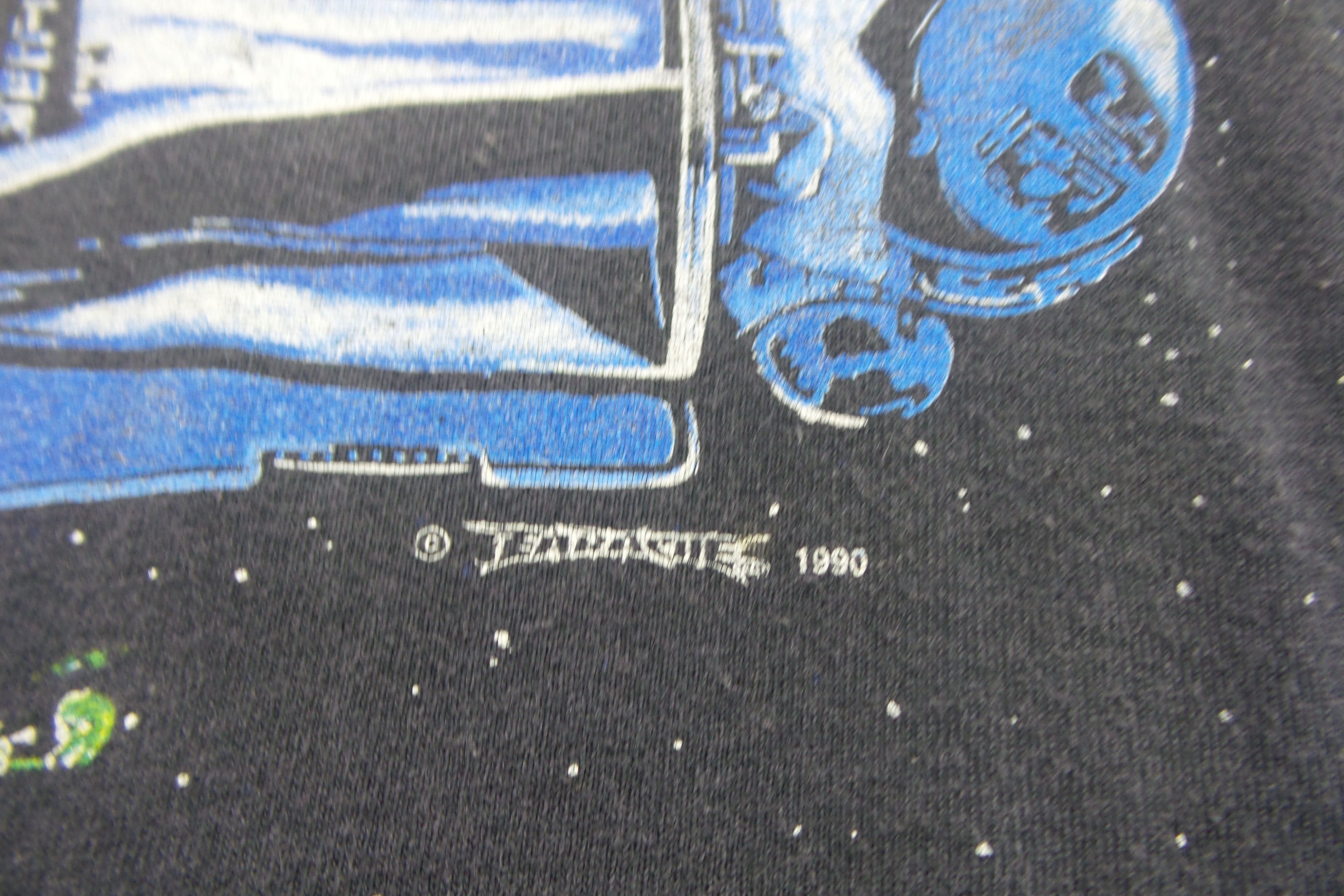 Band Tees DISTRESSED Vintage 90s Lawnmower Deth T-shirts Size US M / EU 48-50 / 2 - 4 Thumbnail