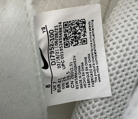 Comme des Garcons Homme Plus × Nike Air Foamposite One “White Size US 8 / EU 41 - 7 Thumbnail