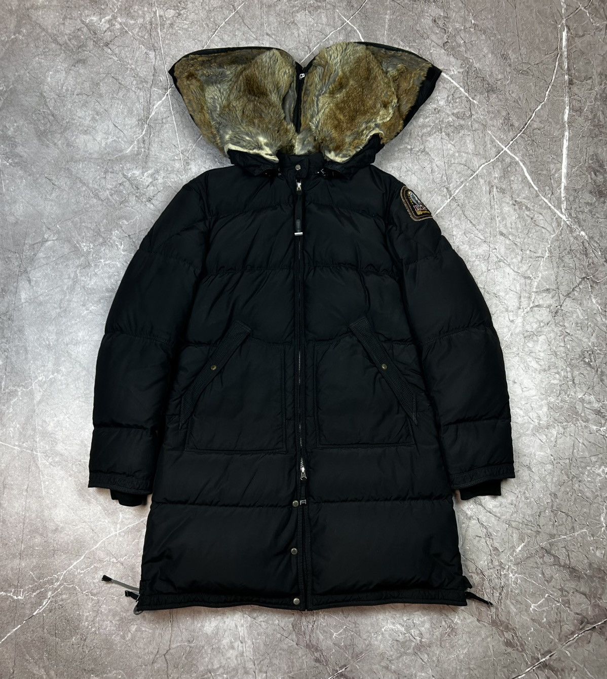 Parajumpers Parajumpers Puffer Down Jacket Super Lightweight Beige Logo Size L / US 10 / IT 46 - 1 Thumbnail