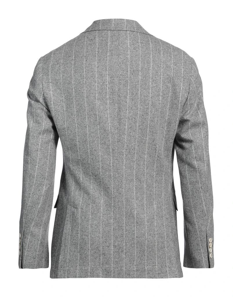 Brunello Cucinelli o1y0526 Single-breasted Blazer in Gray/White Size US M / EU 48-50 / 2 - 2 Thumbnail