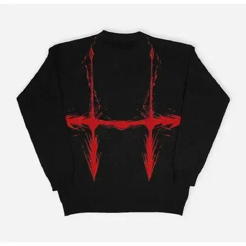 Japanese Brand × Vintage Hip-hop Street Gothic Wool Retro Pullover Fashion Size US M / EU 48-50 / 2 - 4 Thumbnail