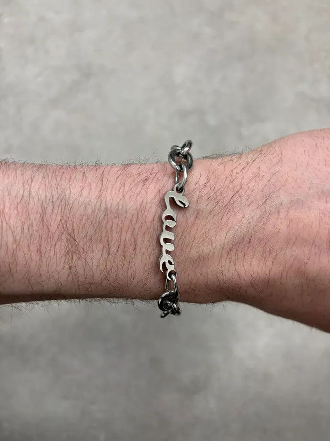 Dolce & Gabbana 2000s Dolce & Gabbana Love Charm Bracelet Size ONE SIZE - 4 Thumbnail