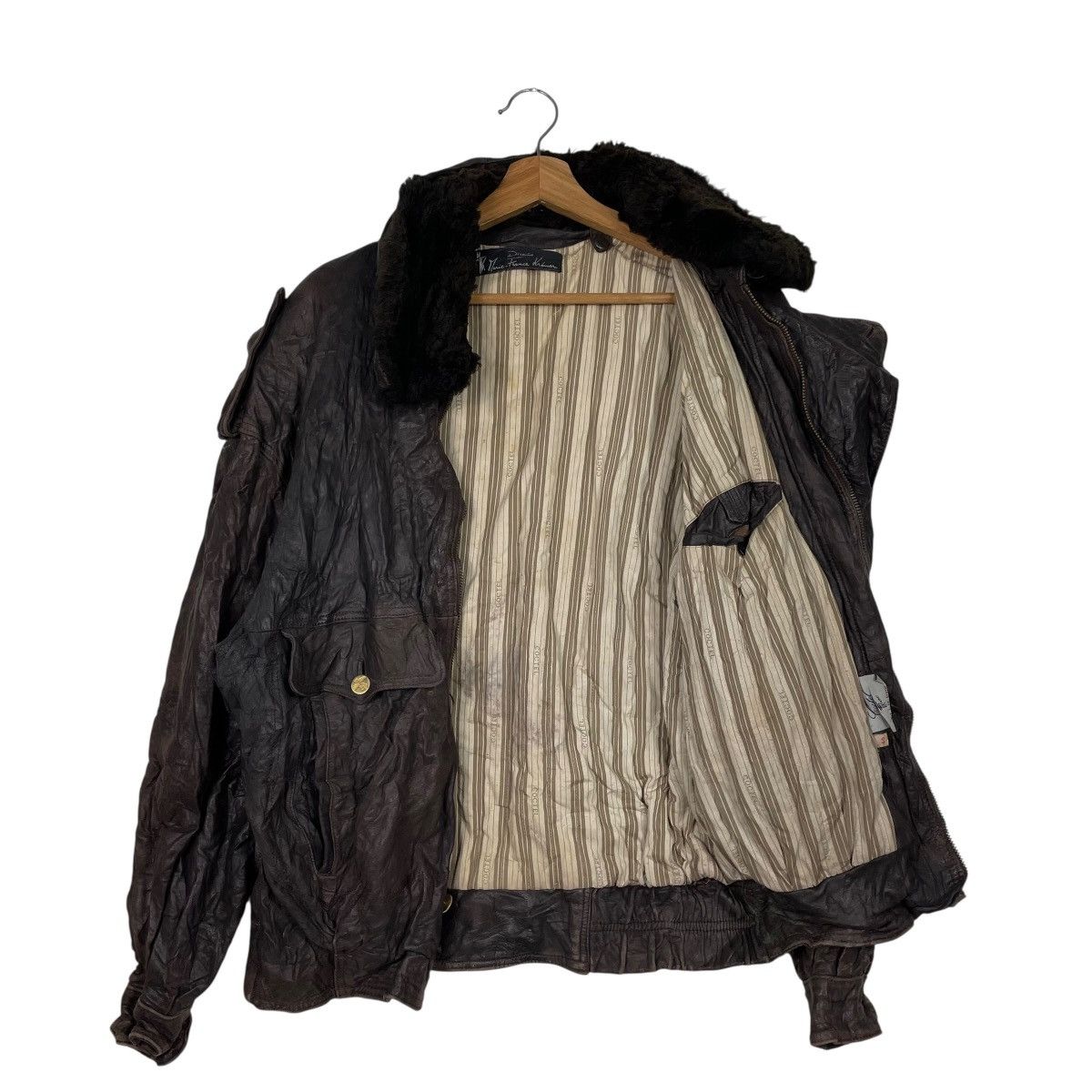 Other Vtg Marie-France Kremer Leather Jacket Size US S / EU 44-46 / 1 - 9 Thumbnail