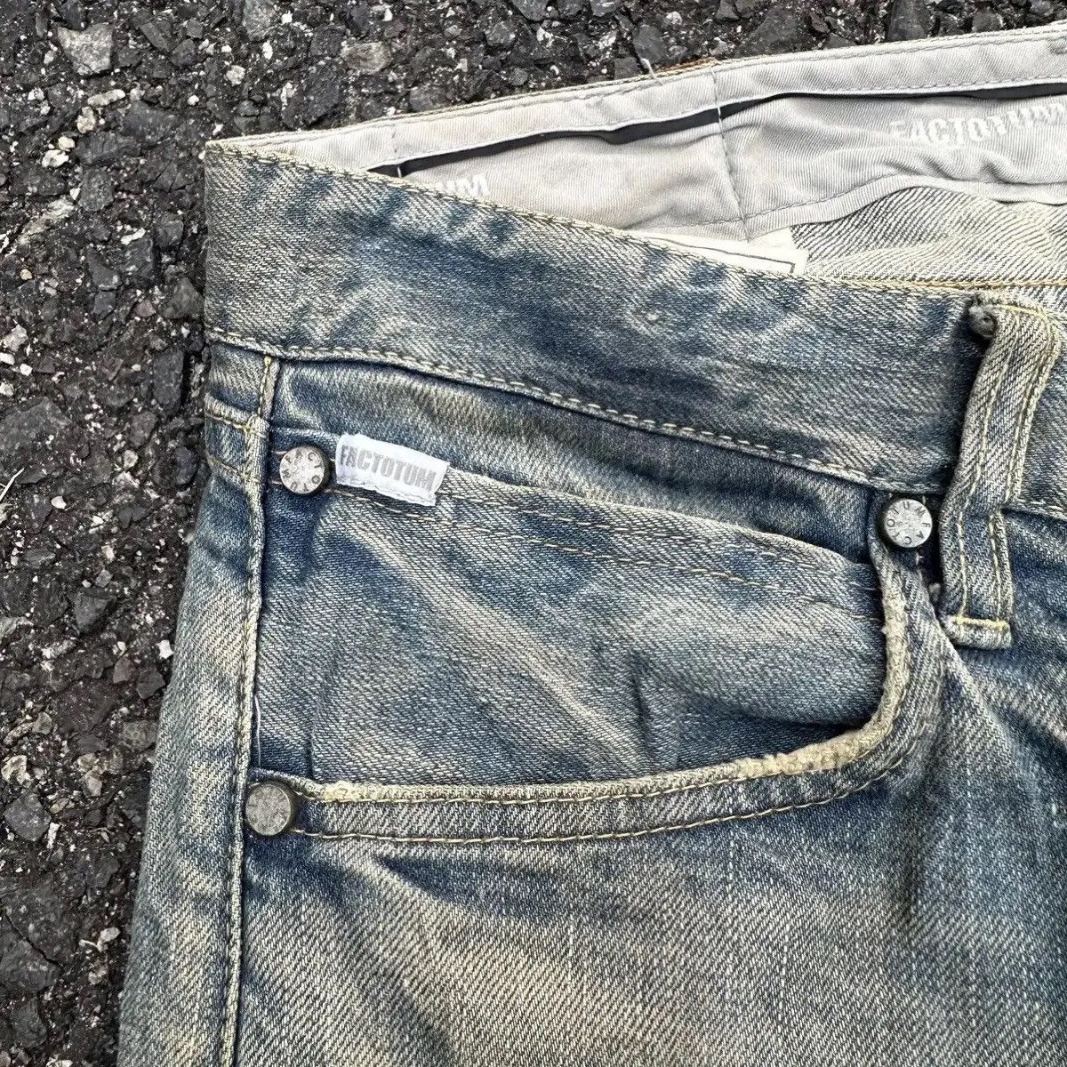 FACTOTUM 💥STEALS💥FACTOTUM JEANS REDLINE HIDDEN RIVET SELVEDGE PANTS Size US 29 - 5 Thumbnail