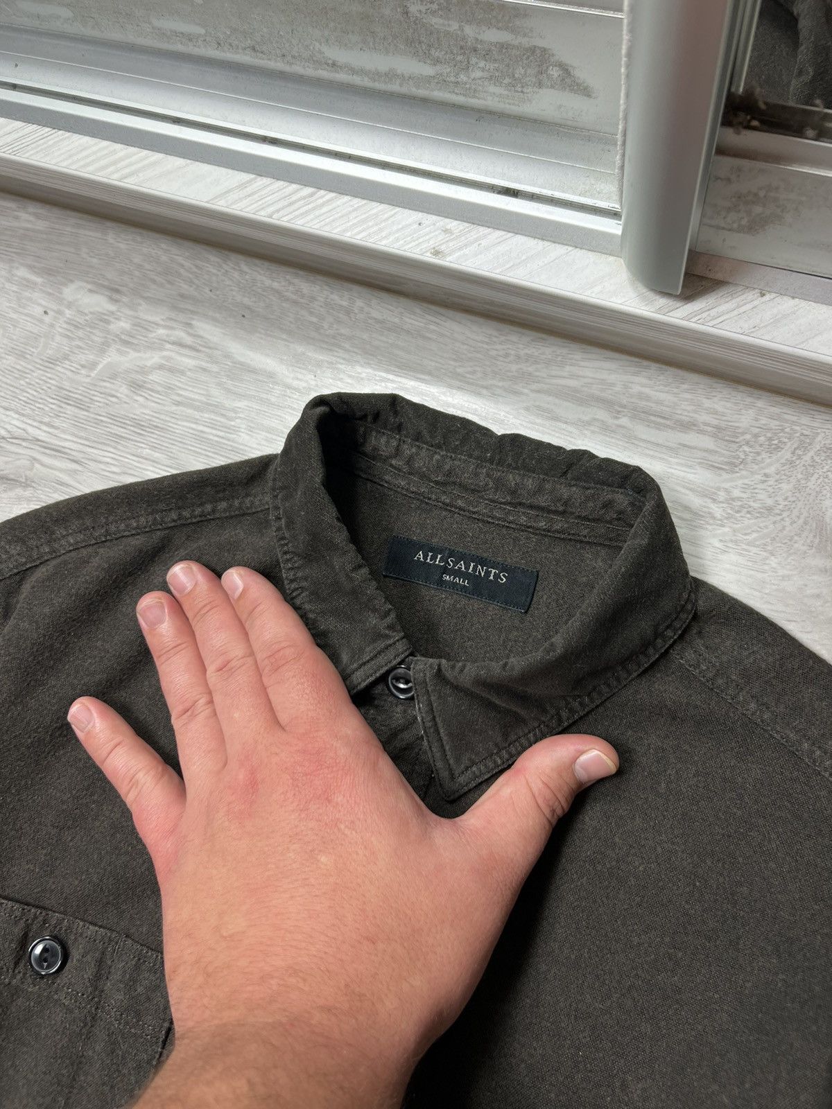 Allsaints Rare Allsaints Laredo Long Sleeve Shirt Button Up Size US S / EU 44-46 / 1 - 9 Thumbnail
