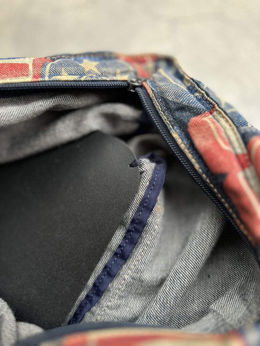 Hysteric Glamour 1990 - Hysteric Glamour Star America Denim Bag Size ONE SIZE - 20 Thumbnail