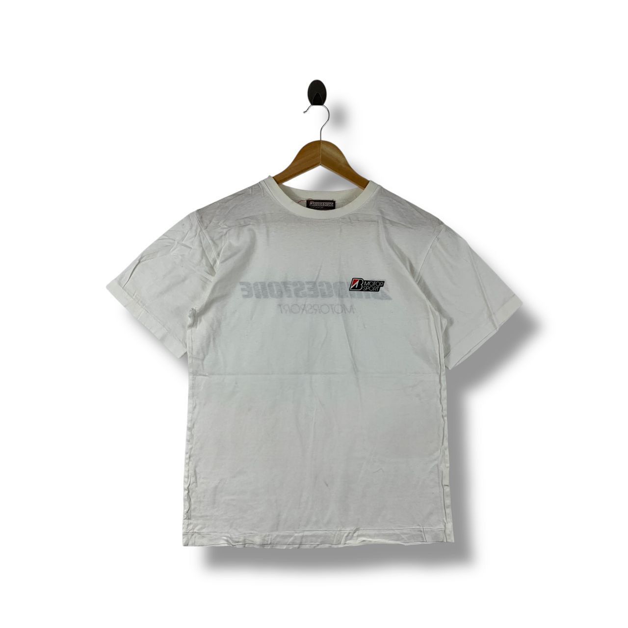 Japanese Brand Vintage BRIDGESTONE motorsport racing tee Size US S / EU 44-46 / 1 - 2 Thumbnail
