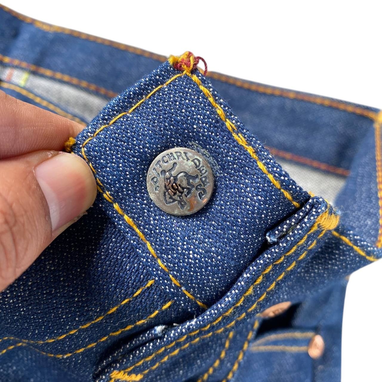 Vintage VERY RARE VINTAGE 60-70S PITCHRIDERS DENIM MADE IN CANADA Size US 28 / EU 44 - 18 Thumbnail