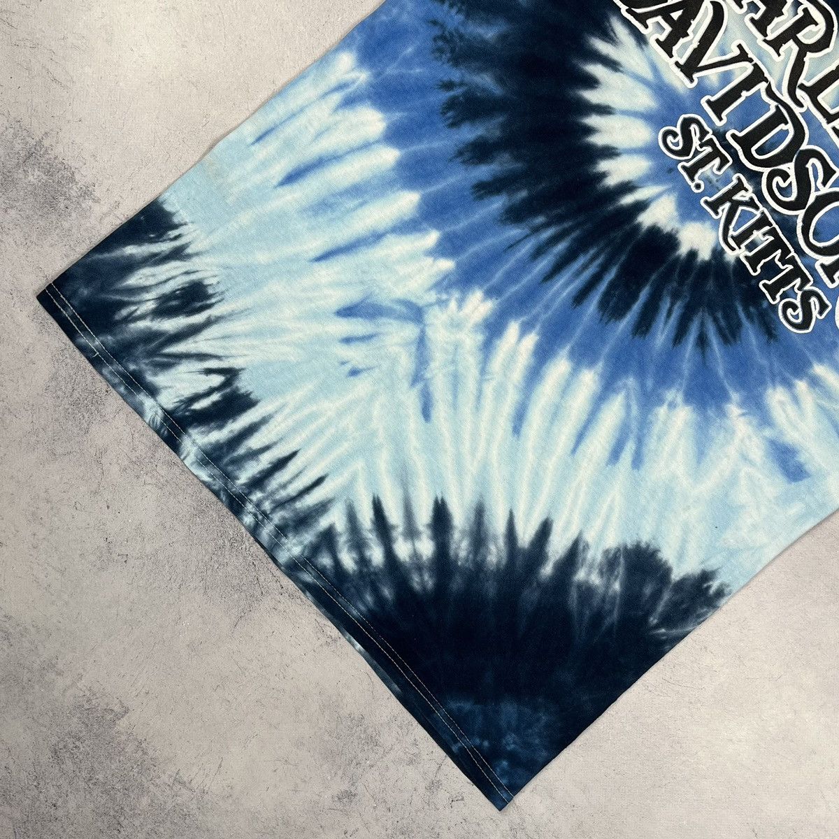 Harley Davidson Vintage Harley Davidson y2k big logo tie dye tee 90’s Size US M / EU 48-50 / 2 - 17 Thumbnail