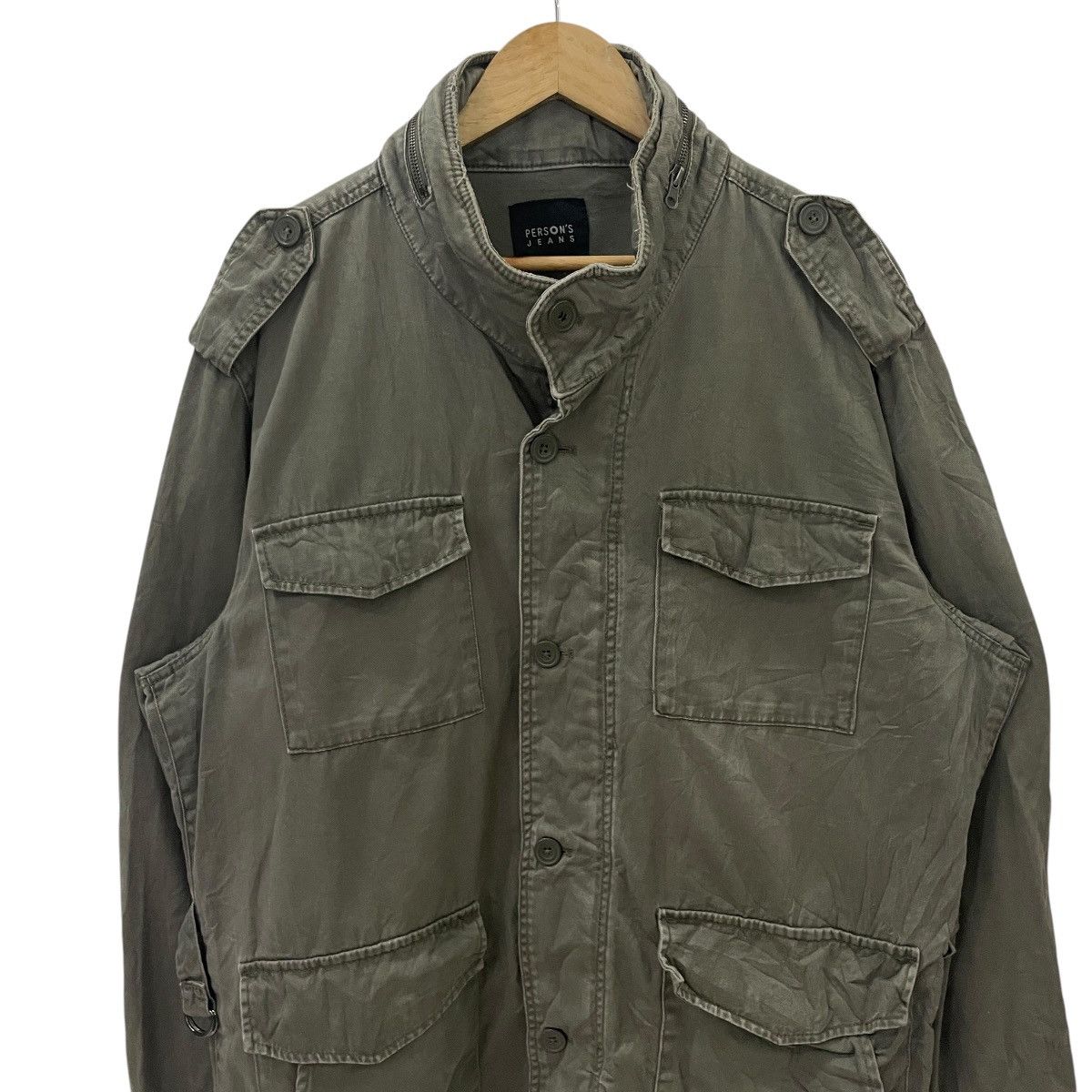 PERSON'S Vintage Person Jeans Tactical Jacket Size US XL / EU 56 / 4 - 2 Thumbnail