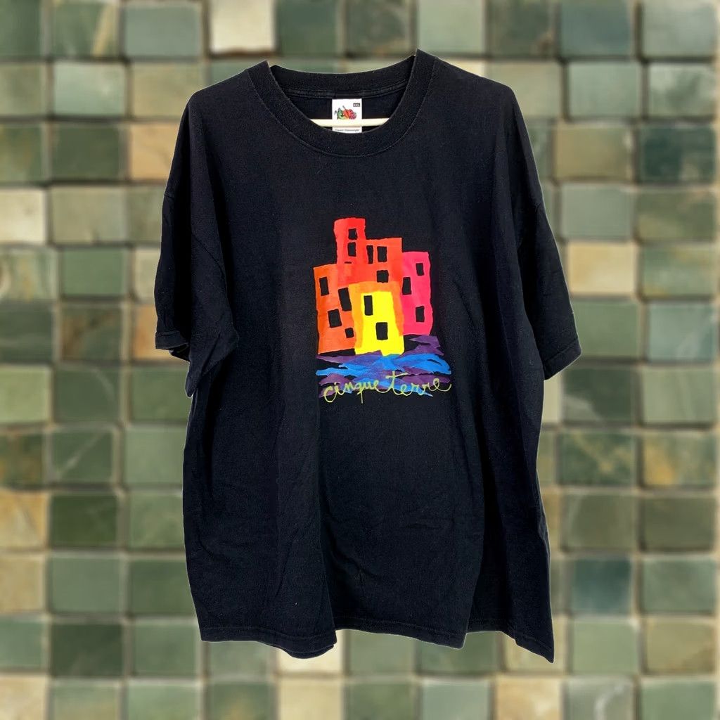 Rivieras VINTAGE Dorsett Tee's Black 2XL T-Shirt Graphic Print 90s Unisex Adults Short Sleeve Crew Neck Multiple Seasons Mens Womens Size US XXL / EU 58 / 5 - 1 Thumbnail