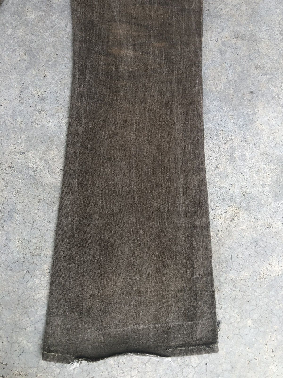 Who Decides War Edwin Flared Jeans Mudwash Distressed Jeans Size US 30 / EU 46 - 10 Thumbnail