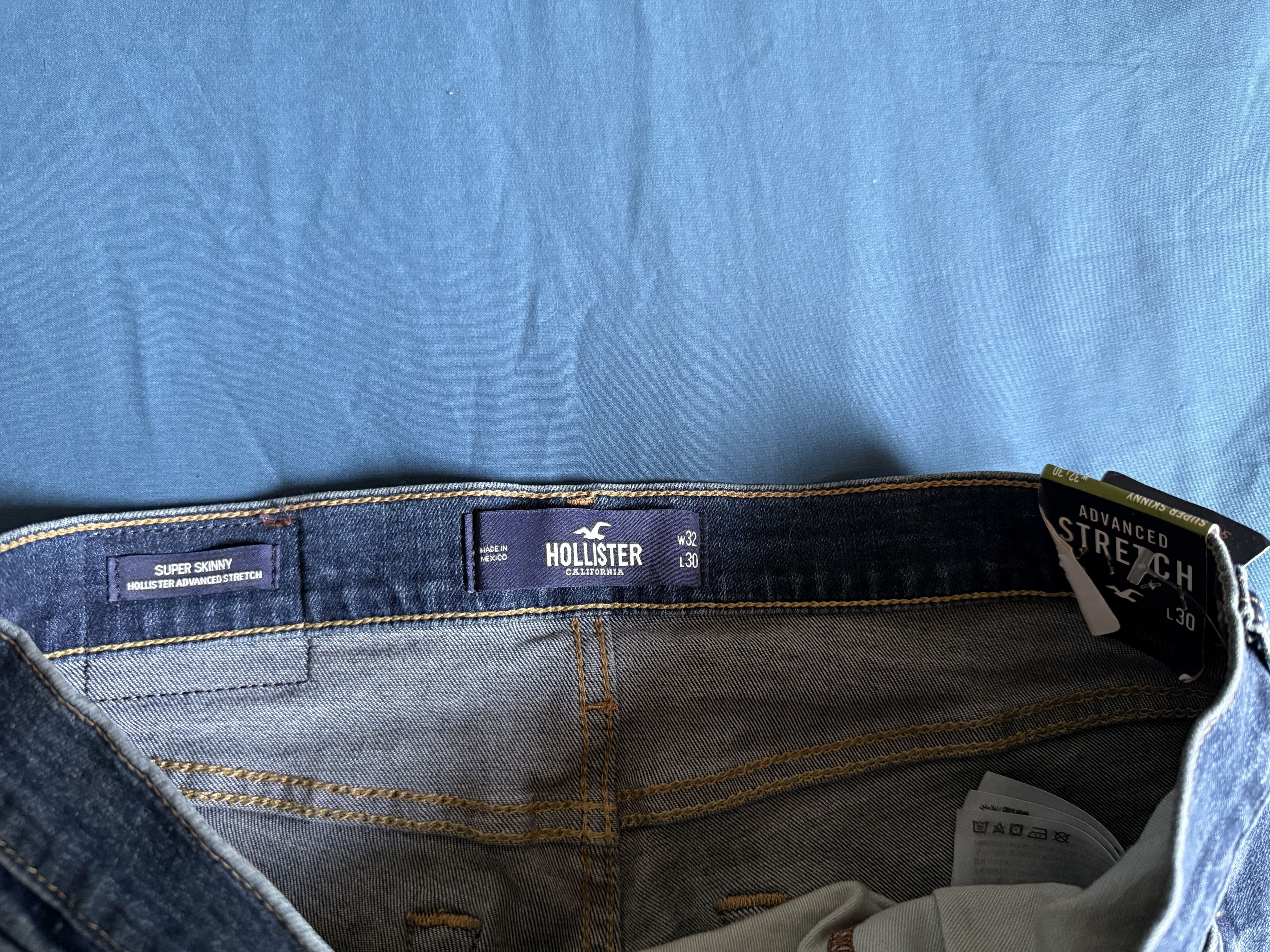 Hollister Hollister Super Skinny Jeans Advanced Stretch 32x30 $59.50 Size US 32 / EU 48 - 5 Thumbnail
