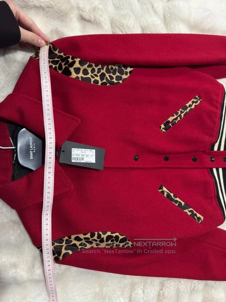 Saint Laurent Paris Saint Laurent Paris Original Red Panther Print Baseball Ja Size US M / EU 48-50 / 2 - 5 Thumbnail