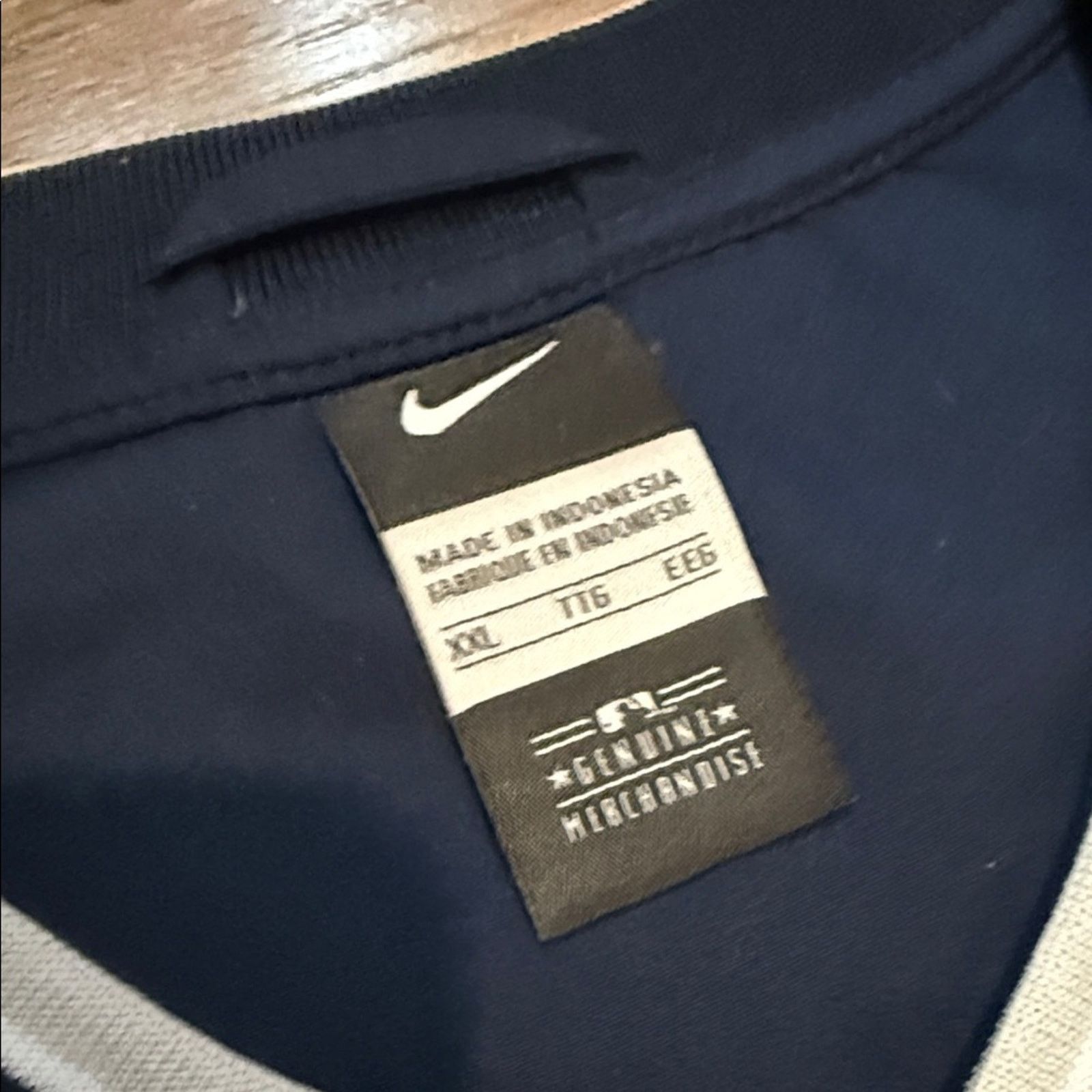 Nike Y2K Nike Team Center Swoosh Yankees Windbreaker Pullover Size US XXL / EU 58 / 5 - 8 Thumbnail