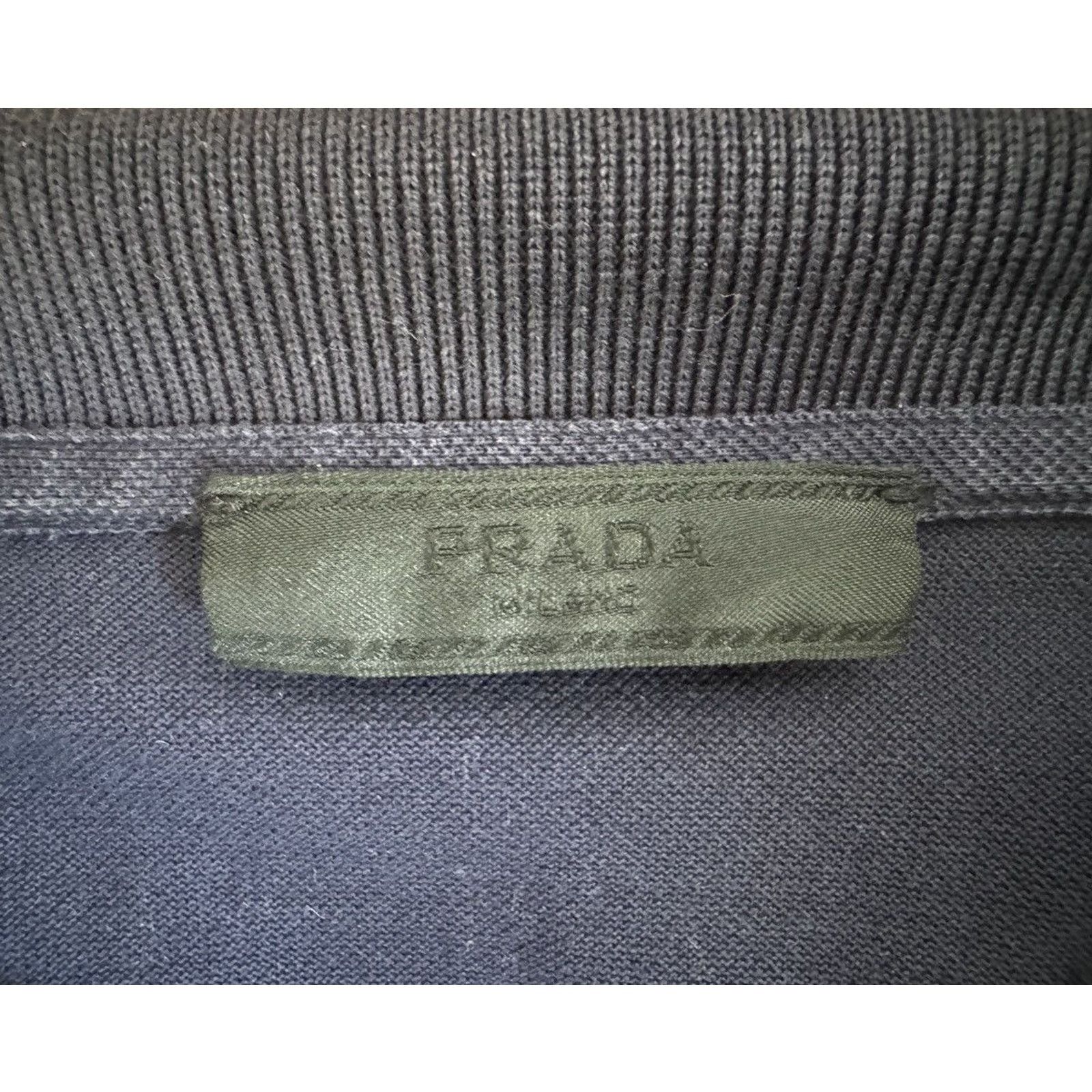 Prada Prada Linea Rossa Longsleeve Polo Shirt Size US L / EU 52-54 / 3 - 2 Thumbnail