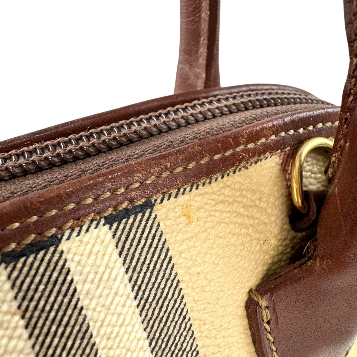 Burberry Burberry Nova Check Shadow Mini Dome Handbag Size ONE SIZE - 15 Thumbnail
