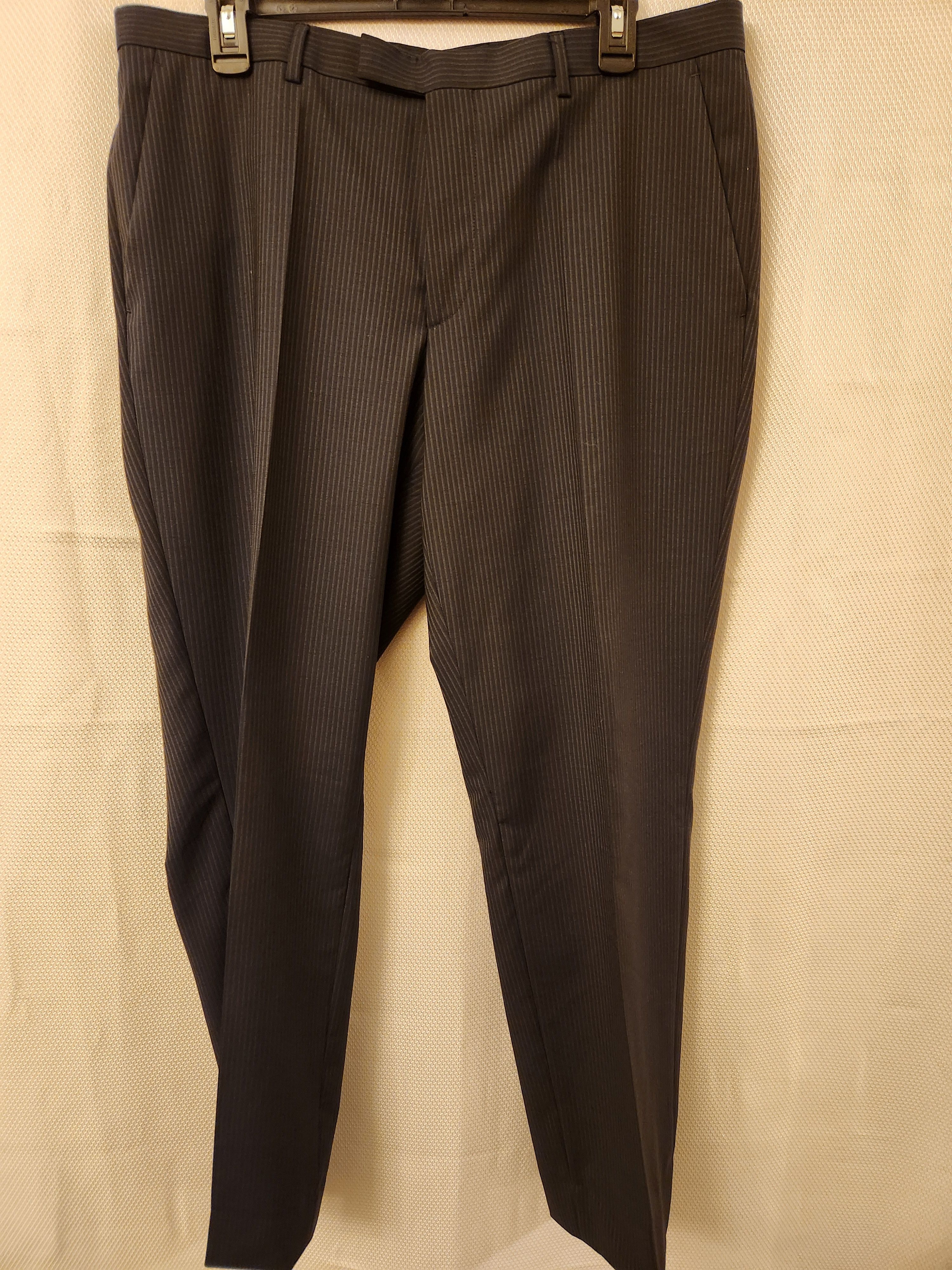 Hugo Boss NWOT The James5/Sharp7 Blue Pinstripe Suit Size 44R - 5 Thumbnail