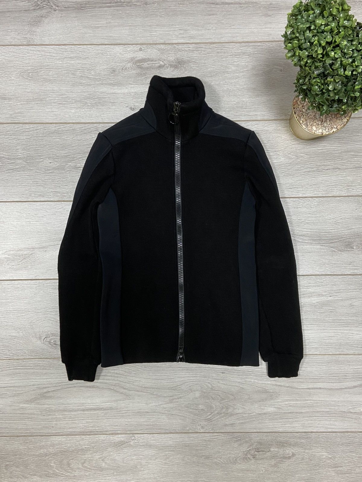 Prada Prada RARE nylon wool sweater zip Size M / US 6-8 / IT 42-44 - 4 Thumbnail