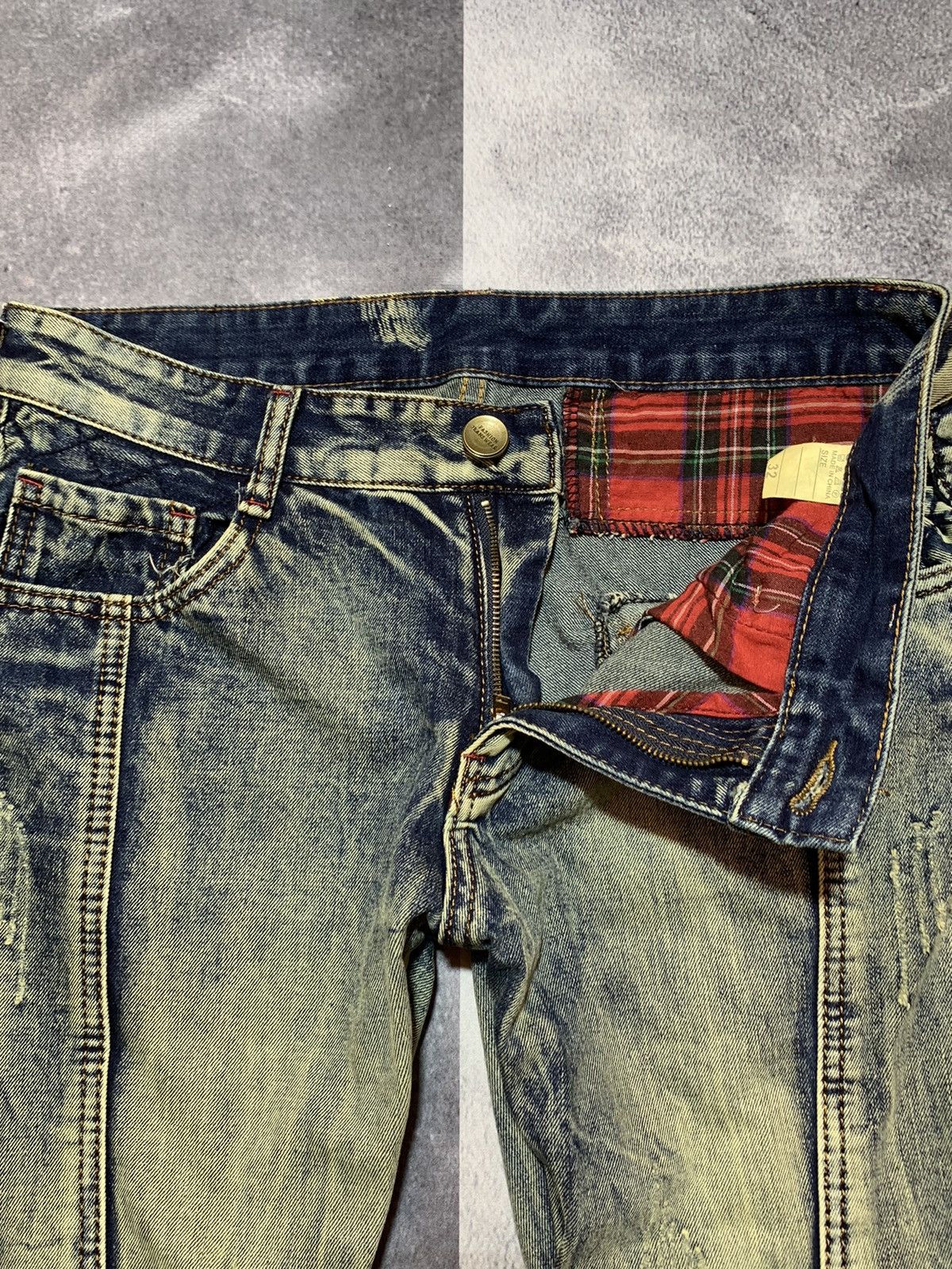 Japanese Brand Vintage Y2K Japanese denim jeans streetwear size 32 Size US 32 / EU 48 - 6 Thumbnail