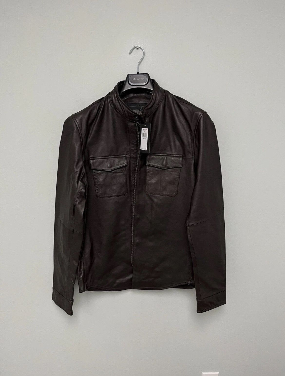 John Varvatos Leather Jacket Size medium Size US M / EU 48-50 / 2 - 3 Thumbnail