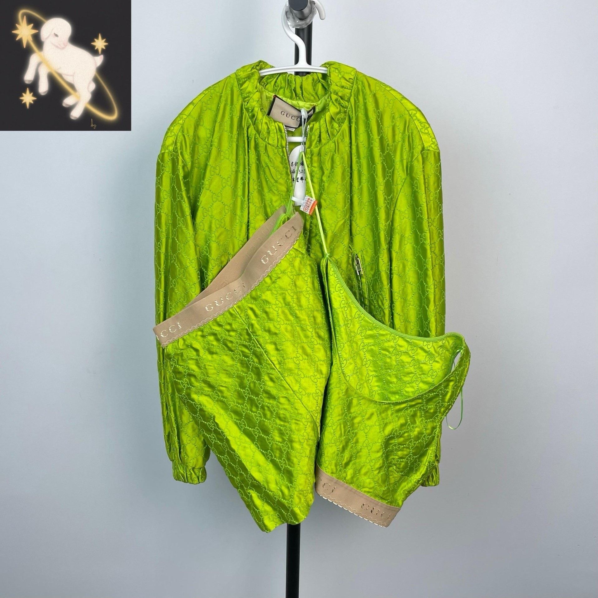 Gucci Gucci Casual Green Jacket 38 Women Size S / US 4 / IT 40 - 1 Thumbnail