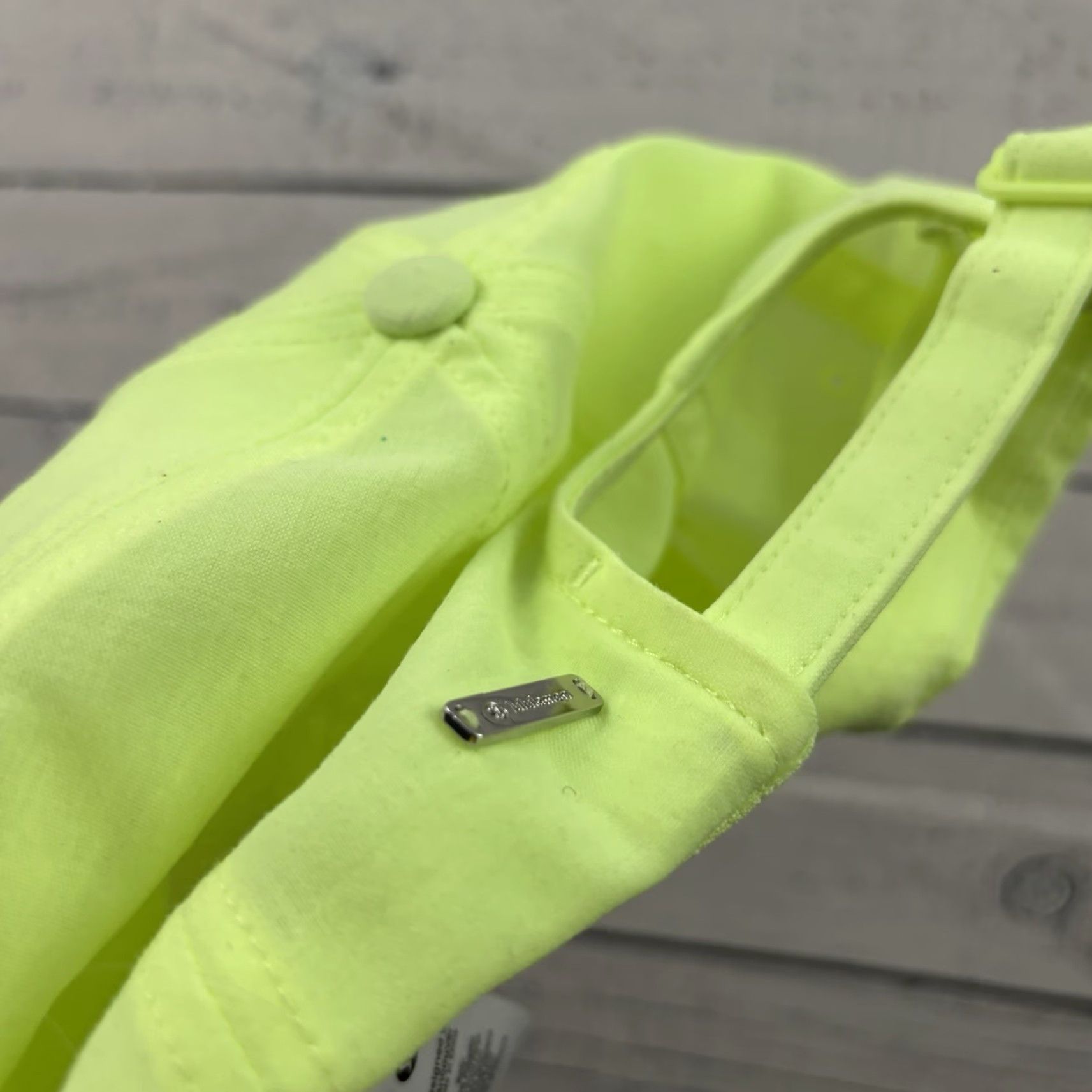 Lululemon Lululemon Baller Soft Adjustable Nylon Logo Athletic Hat Lime Green Baseball Cap Womens One Size Green Adjustable Hat Size ONE SIZE - 5 Thumbnail